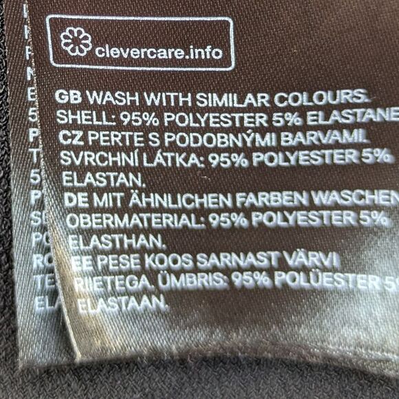 Basic/Basique Black Wrap Dress - Size Small - Picture 5 of 5